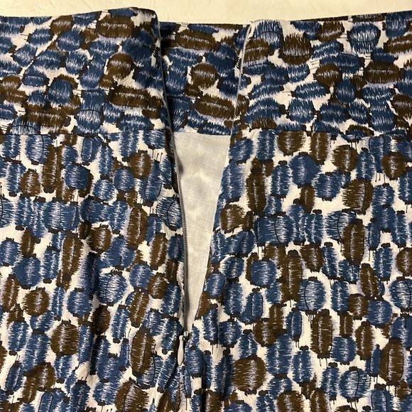 Mossimo Pleated Skirt, Blue Brown | 16 - Picture 9 of 13